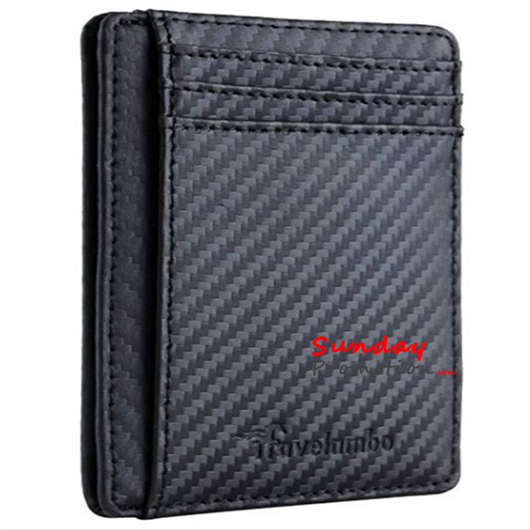 Genuine Carbon Fiber Wallet Wholesale for Promotional Gifts Custom Branded Wallets
