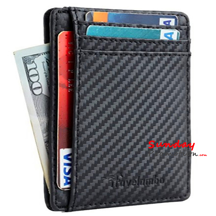 Genuine Carbon Fiber Wallet Wholesale for Promotional Gifts Custom Branded Wallets