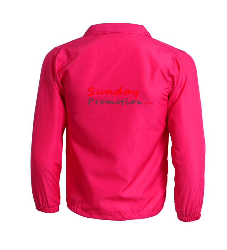 Customized Logo Printed Polyester Jackets For Promotion Cheap Price