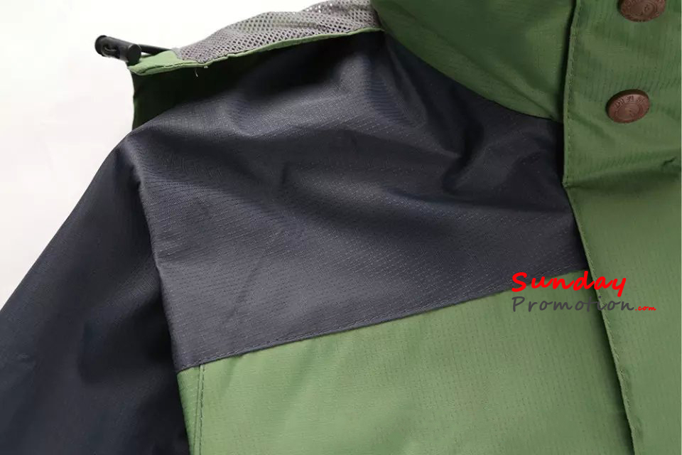Windbreaker Jackets Custom Logo Print with Fleece Lined 35