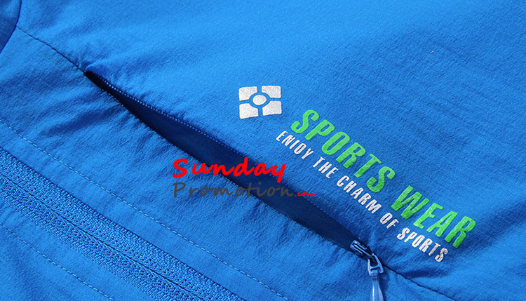 Windbreaker Jackets Custom Logo Print Full Zip Windproof 37