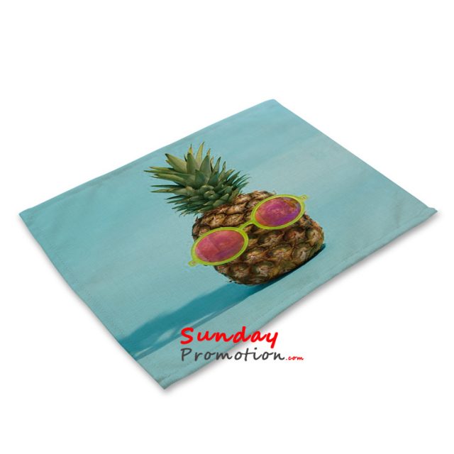 Custom Placemats Table Linens Pinapple Design Lines Placemats Bulk UK