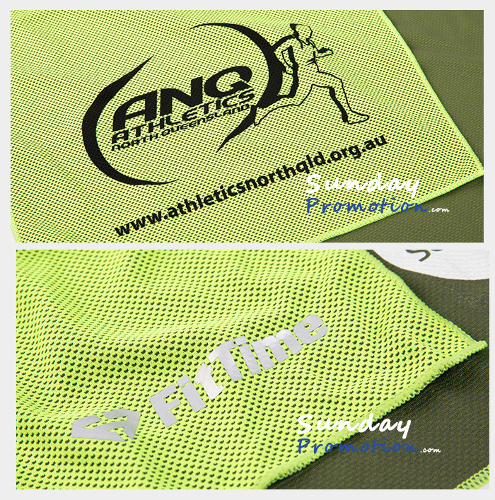 Custom Ice Towel with Logo Print for Promotion Sports Cooling Towels Bulk 16