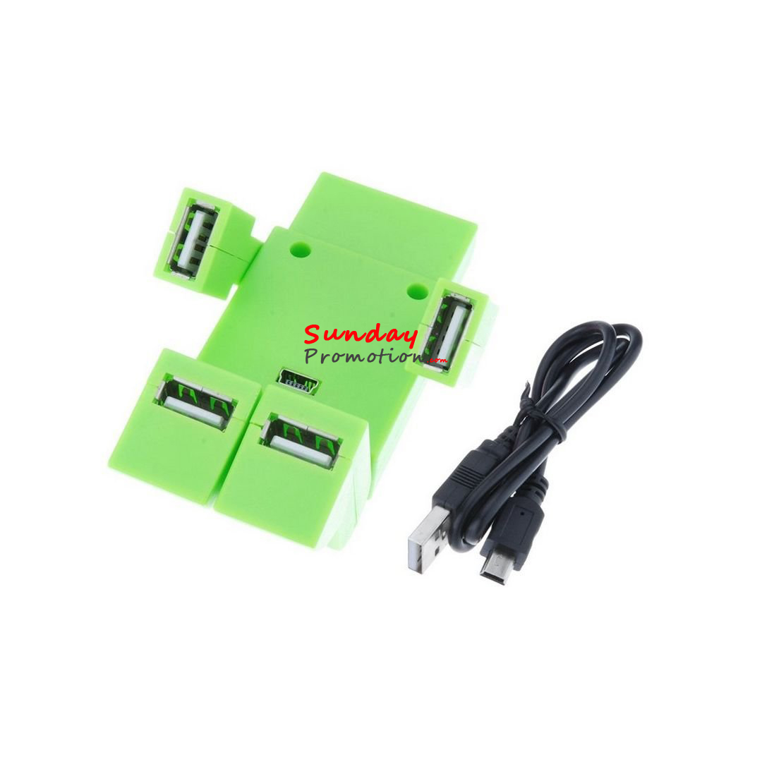 Robot Multi Ports Promotional USB Hubs with Logo Imprint for Giveaways