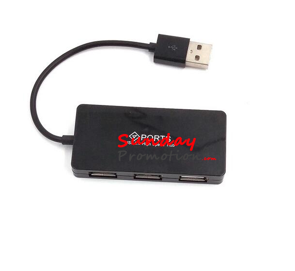 Mini 4 Port USB Hubs Super Slim Branded USB Hubs Wholesale