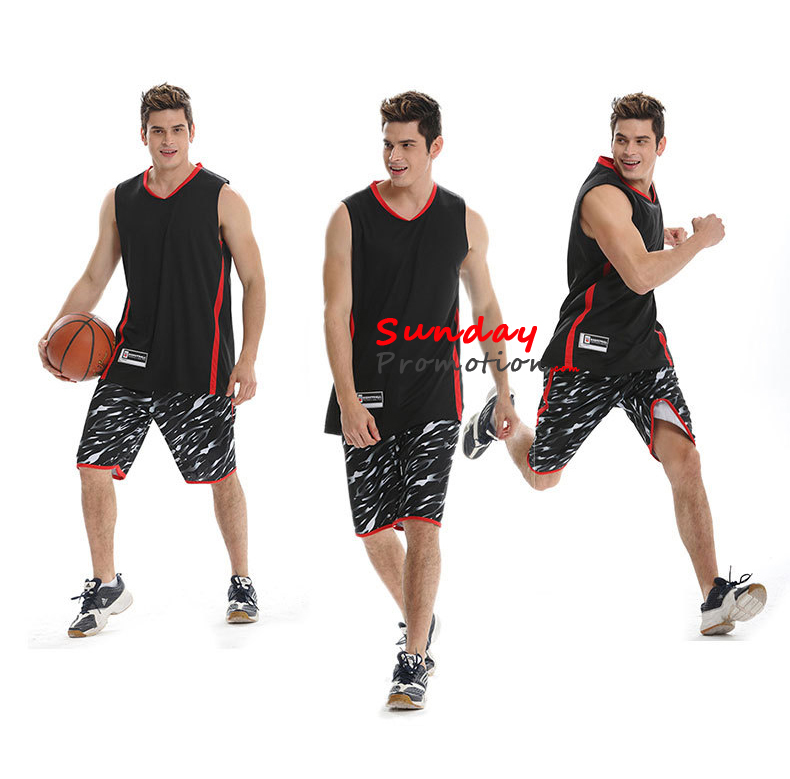 Cheap Adult Basketball Uniforms Wholesale Logo Print Online 5