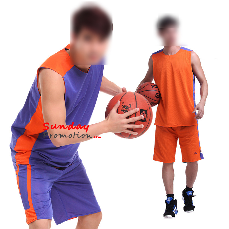  Jersey Uniform Basketball Reversible Basketball Uniform with Logo 7
