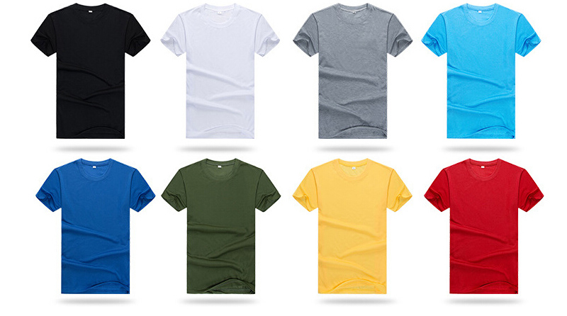 5-oz Poly Cotton Short Sleeve T-shirt Custom Logo