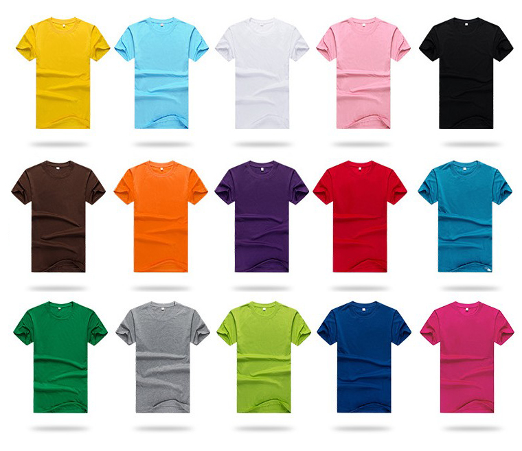 6.3-oz Poly Cotton Custom Logo Short Sleeve T-shirt - SundayPromotion