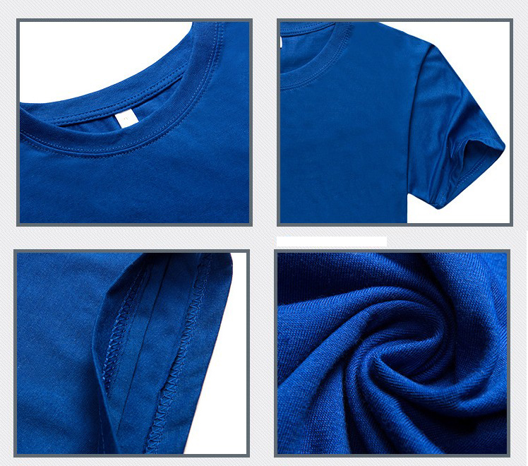 6.3-oz Poly Cotton Custom Logo Short Sleeve T-shirt