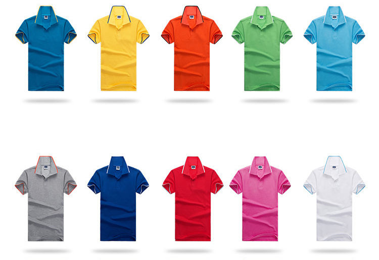 65% Cotton 8-oz Trim Custom Logo Polo Shirts